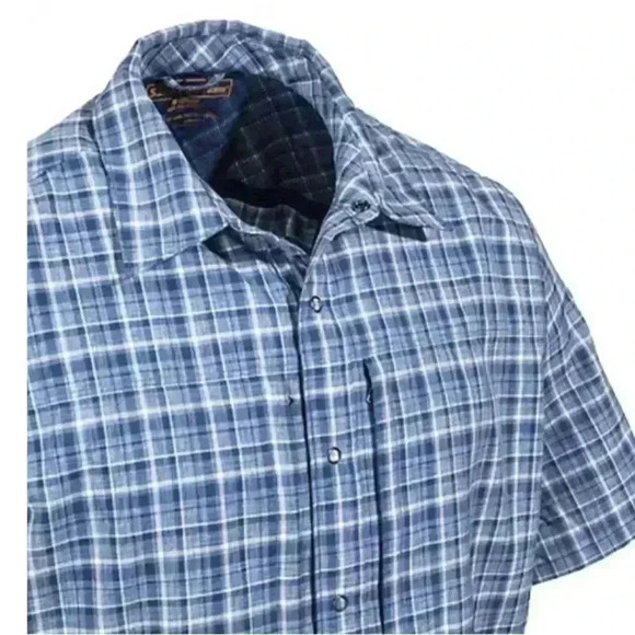 5.11 Tactical Shirts-Men's Cobalt Blue or Green 701 Covert Short Sleeve Shirt XL - Picture 3 of 11